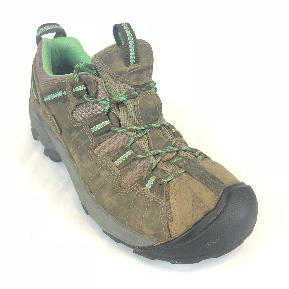 Keen Womens Hiking Walking Shoes leather dry tech